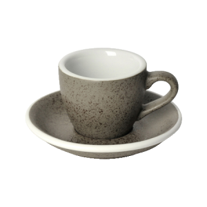 Loveramics Egg Granite espressokuppi ja alunen 80 ml