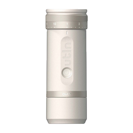 Outin Fino Grinder valkoinen kompakti sähkömylly