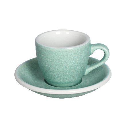 Loveramics Egg espresso kuppi lautanen Emerald vihreä