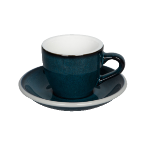 Loveramics Egg Night Sky espressokuppi ja lautanen tummansininen