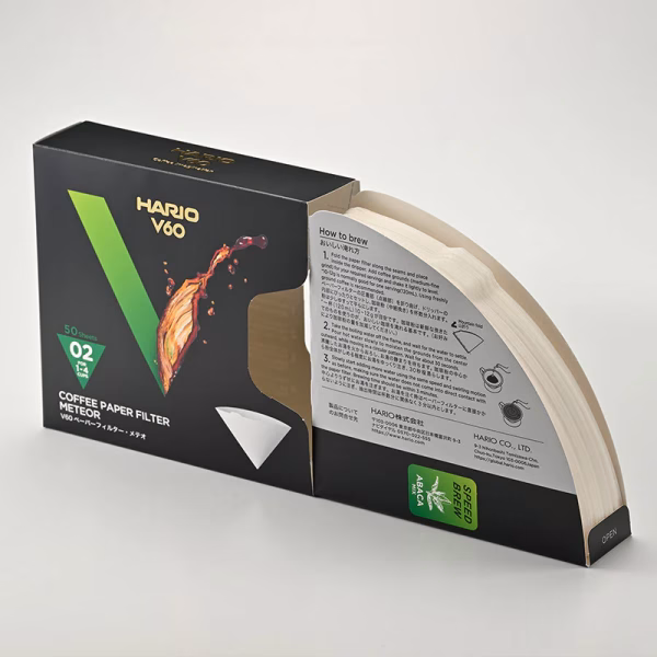 Hario V60 Meteor suodatinpaperit 02 50 kpl