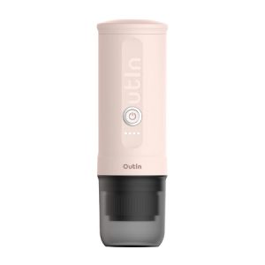 Outin Nano Rose Quartz kannettava espressokeitin vaaleanpunainen