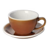 Loveramics Egg - Cafe Latte 300 ml Cup and Saucer - Caramel