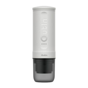 Outin Nano kannettava espressokeitin Pearl White