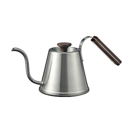Hario Drip Kettle Walnut 600ml hanhenkaulakannu saksanpähkinäpuukahvalla