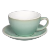 Loveramics Egg - Cafe Latte 300 ml Cup and Saucer - Basil