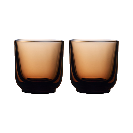 Fellow Pirch Cappuccino -lasit 190 ml amber kahden setti