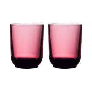 Fellow Pirch Latte 320ml lasimukipari Garnet punainen