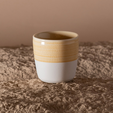 Loveramics Dale Harris - 200ml Cappuccino Cup - Yellow