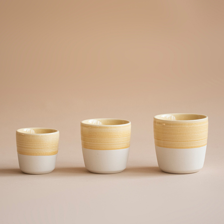 Loveramics Dale Harris - 200ml Cappuccino Cup - Yellow