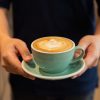 Loveramics Egg - Cafe Latte 300 ml Cup and Saucer - Basil