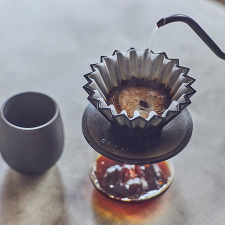 origami-dripper-holder-black-resin-6 ORIGAMI - Dripper Holder - Black Resin