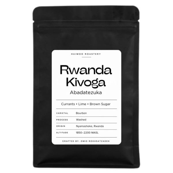 Rwanda Kivoga coffee bag Rwanda Kivoga Bourbon coffee bag