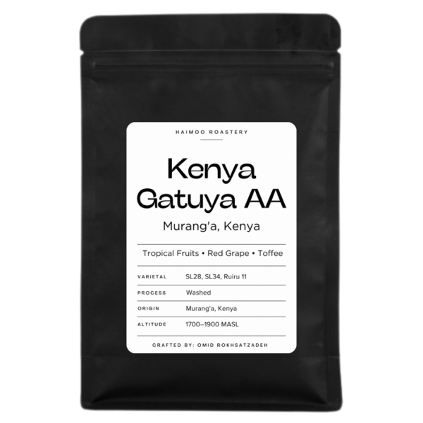 Kenya Gatuya AA coffee bag
